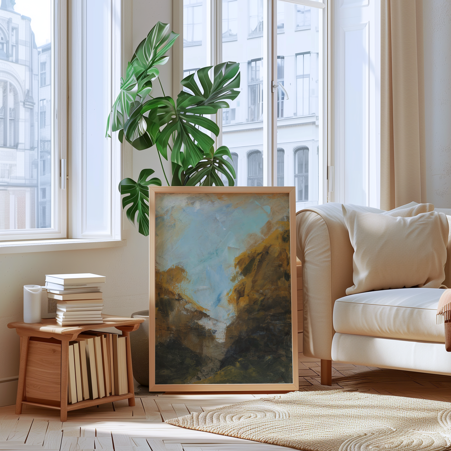 Breaking Through Art Print | Motivational Abstract Wall Decor