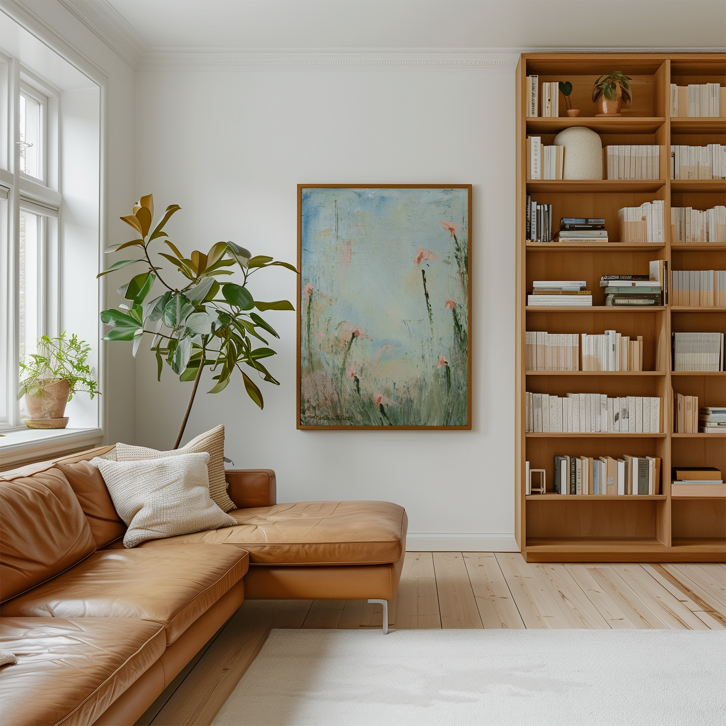 New Blooms 1 Flower Art Collection | Modern Floral Wall Decor