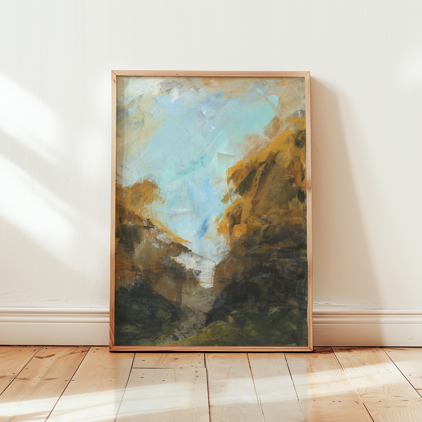 Breaking Through Art Print | Motivational Abstract Wall Decor