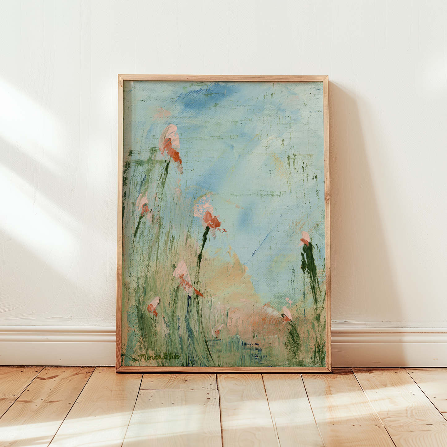 New Blooms 3 Flower Art Collection | Modern Floral Wall Decor