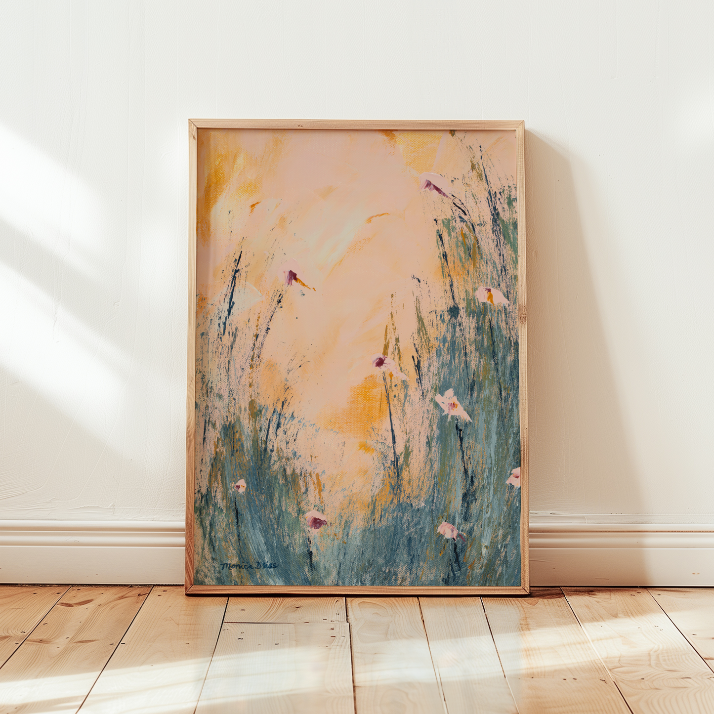 Tickled Pink No. 3 Art Collection | Soft Pastel Wall Decor Set