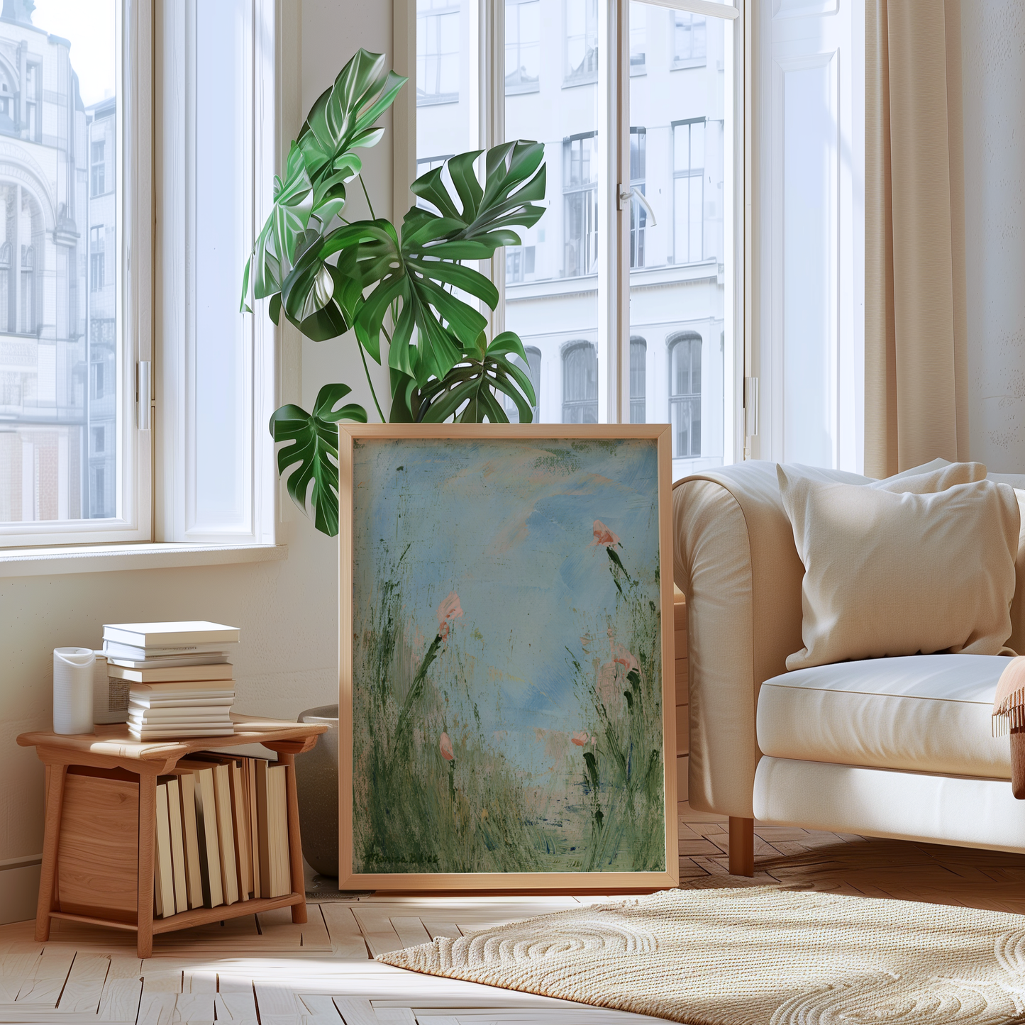 New Blooms 2 Flower Art Collection | Modern Floral Wall Decor