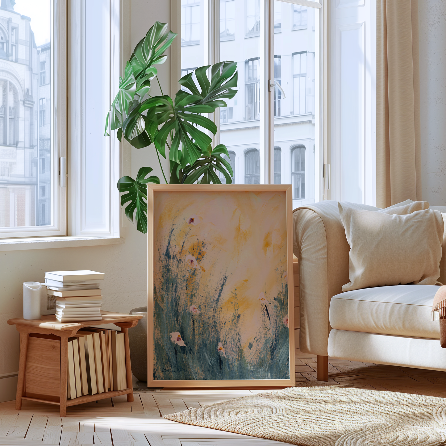 Tickled Pink No. 1 Art Collection | Soft Pastel Wall Decor Set