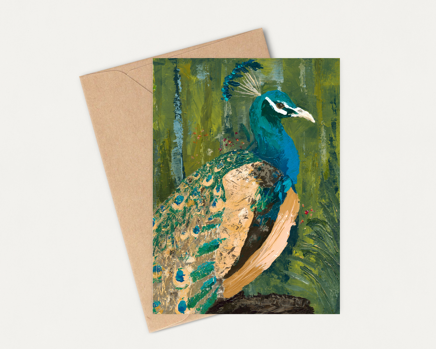 Wind Song Peacock Cards