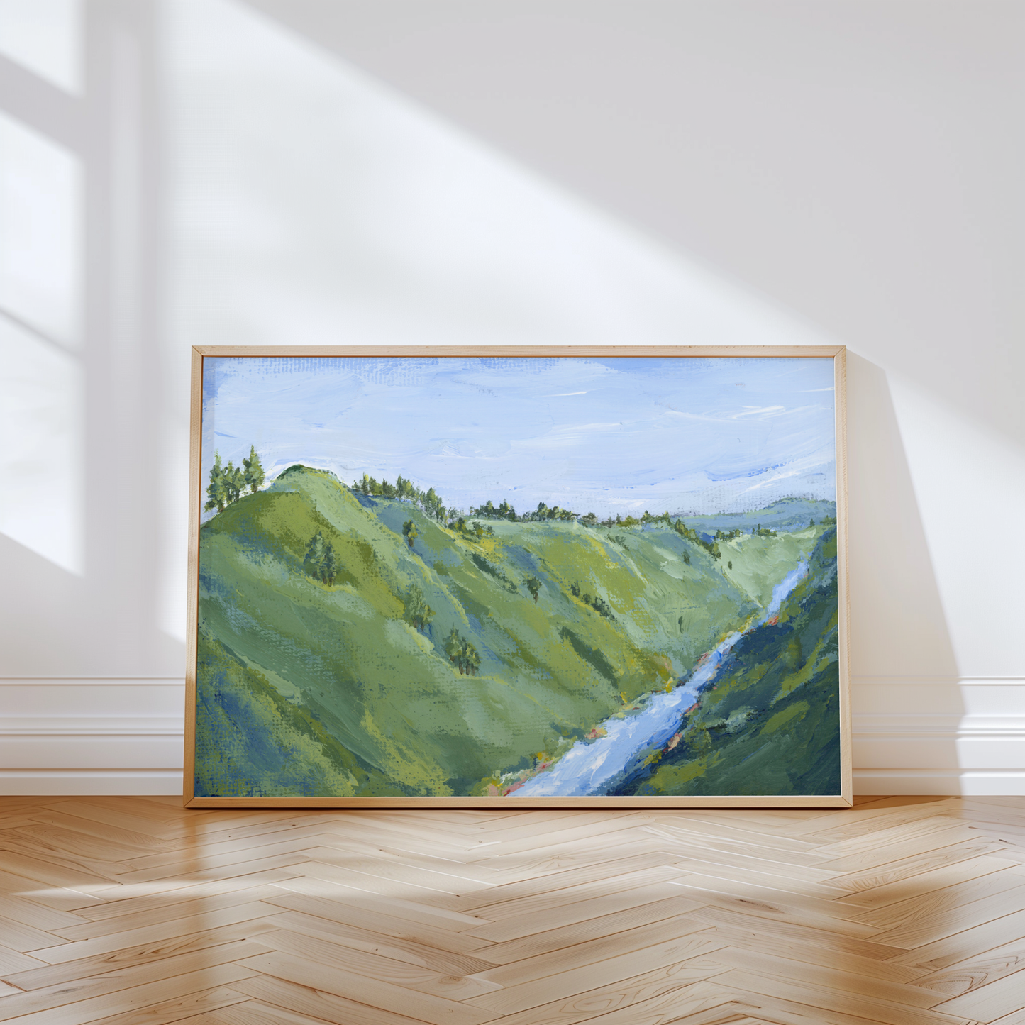 Yellowstone National Park Art Print | Nature Landscape Poster