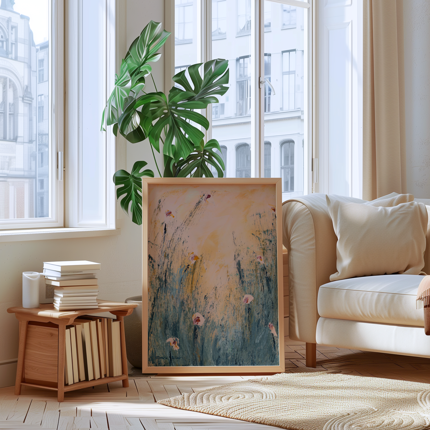 Tickled Pink No. 2 Art Collection | Soft Pastel Wall Decor Set