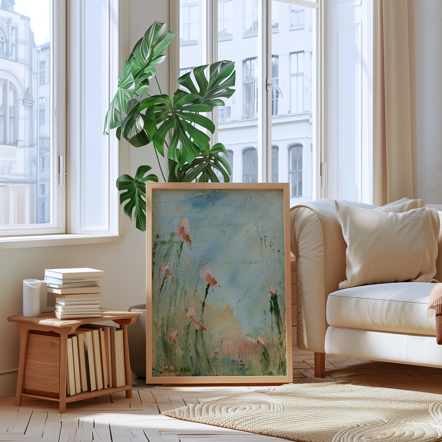 New Blooms 3 Flower Art Collection | Modern Floral Wall Decor