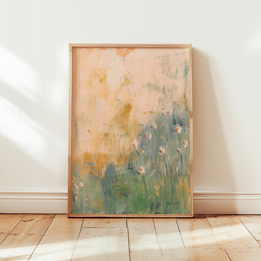 Peace Wall Art Print | Minimalist Meditation Poster