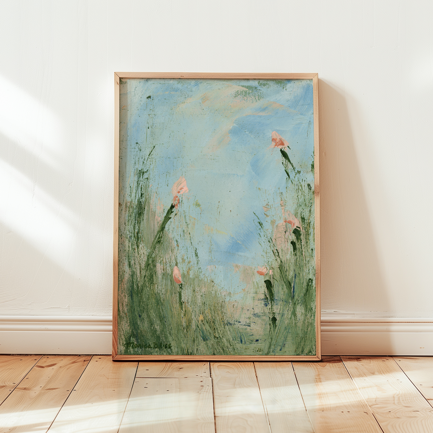 New Blooms 2 Flower Art Collection | Modern Floral Wall Decor