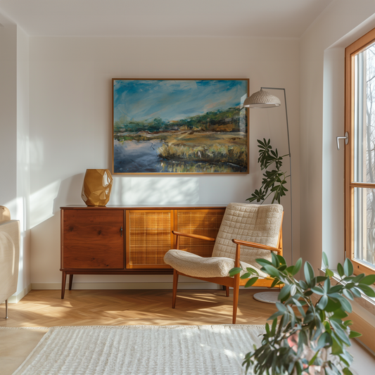 Highbridge Landscape Art Print | Nature-Inspired Wall Poster