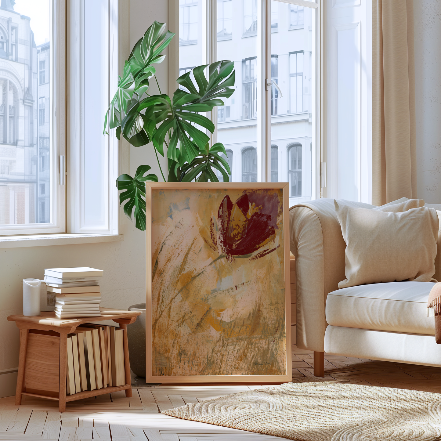 Serenity Wall Art Print | Calming Landscape Poster for Home Decor