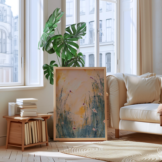 Tickled Pink No. 3 Art Collection | Soft Pastel Wall Decor Set