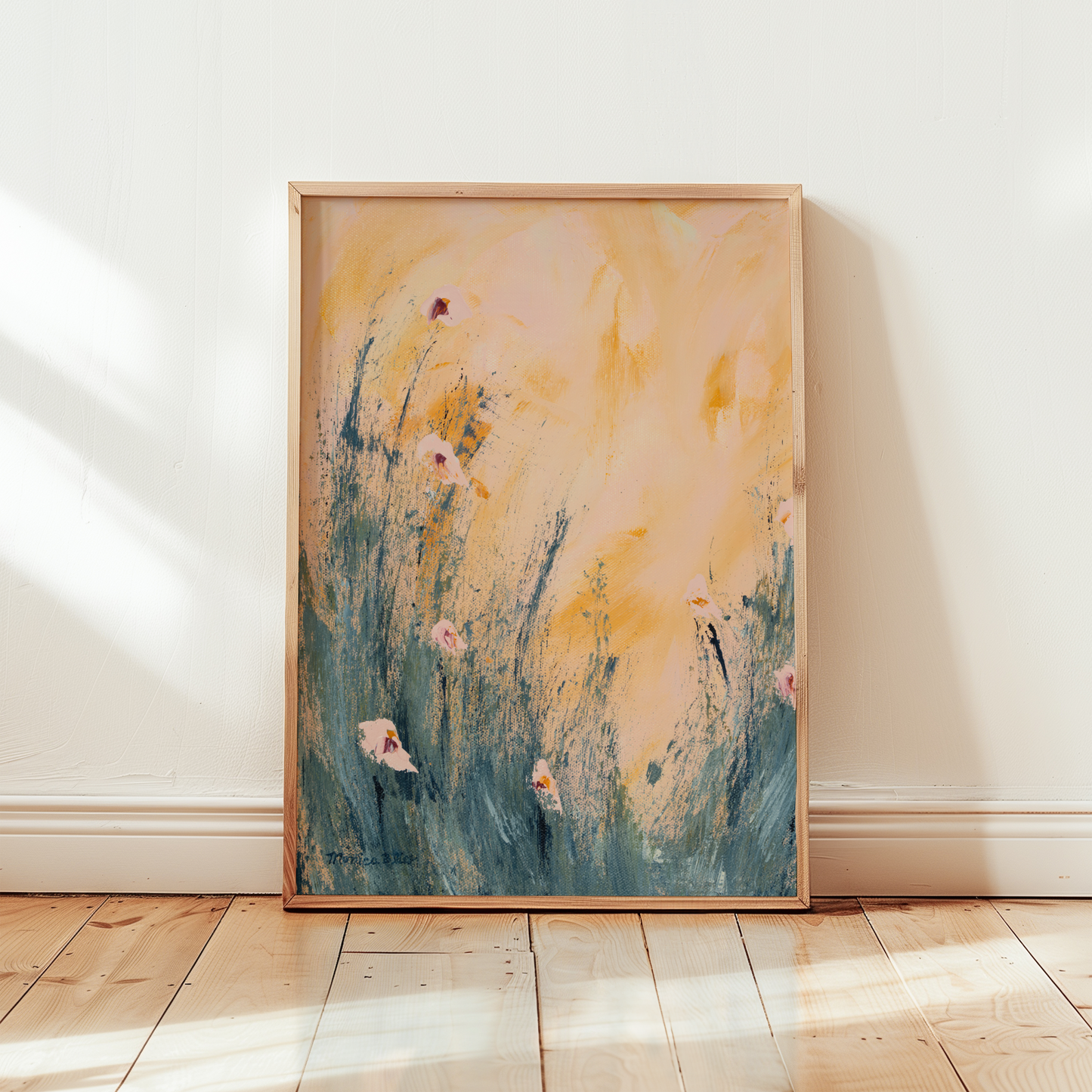 Tickled Pink No. 1 Art Collection | Soft Pastel Wall Decor Set